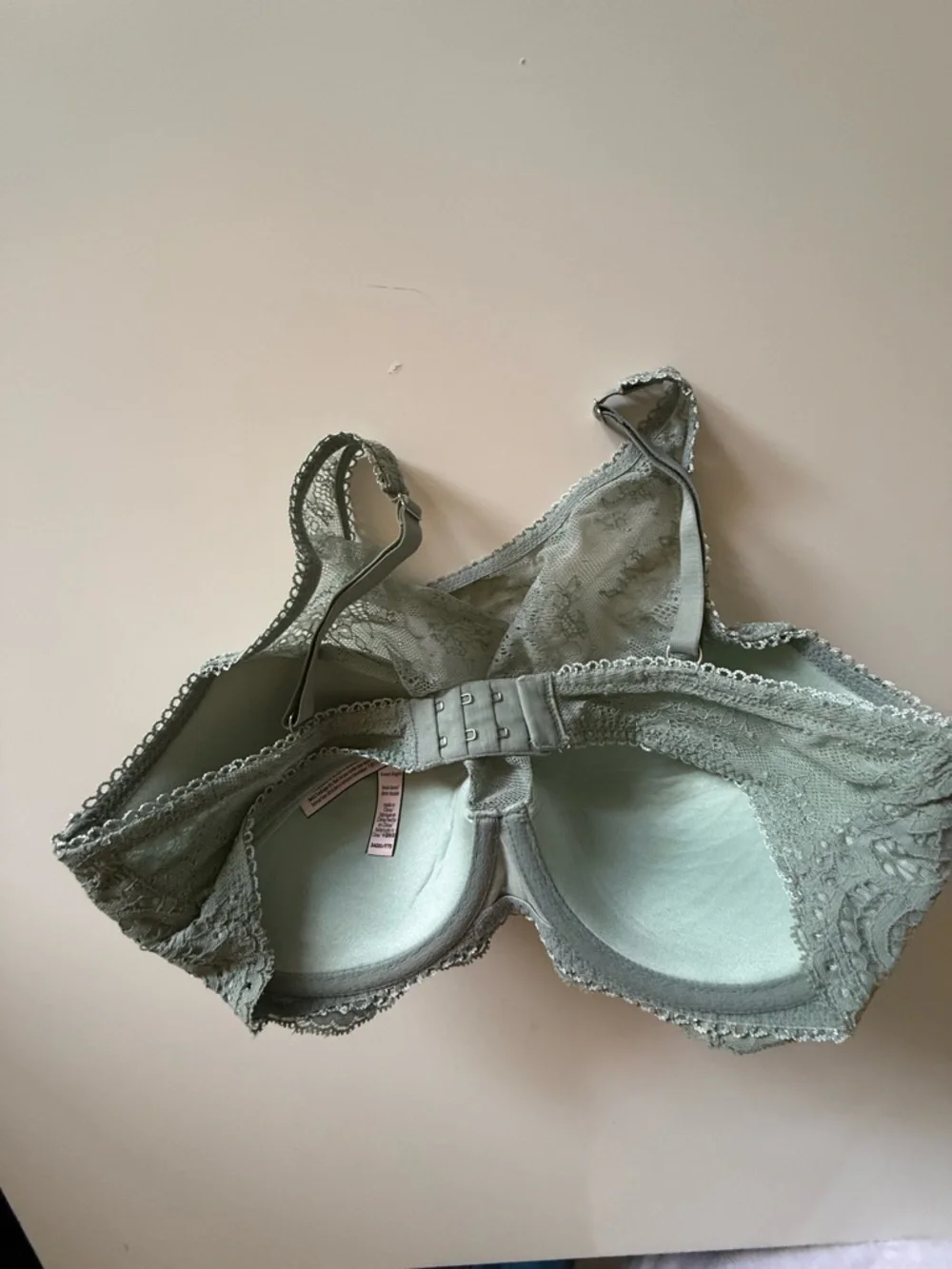 Victoria's Secret Sage Lace High-Neck Bra - Picture 7 of 9